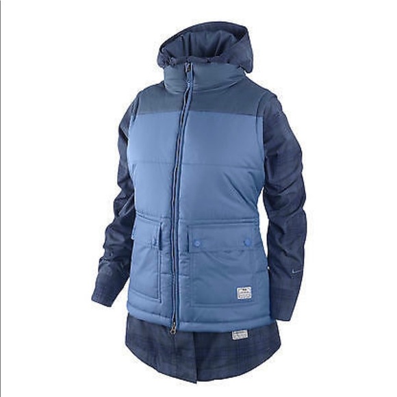 Nike Puffer Vest Action Bellevue Jacket coat ZipUp - Picture 1 of 12